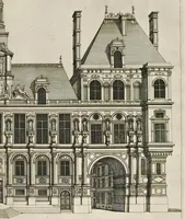 Picture 15 of 34 from L'entrée triomphante de Leurs Maiestez Louis XIV. roy de France et de Nauarre, et Marie Therese d'Austriche son espouse, : dans la ville de Paris capitale de leurs royaumes, au retour de la signature de la paix generalle et de leur heureux mariage. Enrichie de plusieurs figures, des harangues & de diuerses pieces considerables pour l'histoire. (1662), leaf 88