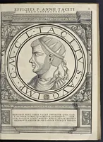 Picture 14 of 32 from Imperatorvm Romanorvm omnivm orientalivm et occidentalivm verissimae imagines ex antiqvis nvmismatis qvam fidelissime delineatae : addita cvivsqve vitae descriptione ex Thesavro Iacobi Stradae et perbrevi elogio vnivscvivsqve carmine, qvod qvasi epitome est historiae, ad ivvandam memoriam (1559), leaf 84