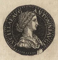 An illustration from Epitome thesavri antiqvitatum : hoc est, IMPP Rom. orientalium & occidentalium iconum, ex antiquis numismatibus quàm fidelissimè deliniatarum (1553)