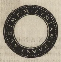 An illustration from Epitome thesavri antiqvitatum : hoc est, IMPP Rom. orientalium & occidentalium iconum, ex antiquis numismatibus quàm fidelissimè deliniatarum (1553)