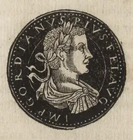 An illustration from Epitome thesavri antiqvitatum : hoc est, IMPP Rom. orientalium & occidentalium iconum, ex antiquis numismatibus quàm fidelissimè deliniatarum (1553)