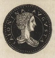 An illustration from Epitome thesavri antiqvitatum : hoc est, IMPP Rom. orientalium & occidentalium iconum, ex antiquis numismatibus quàm fidelissimè deliniatarum (1553)