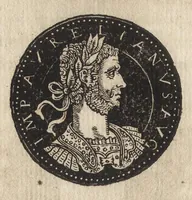 An illustration from Epitome thesavri antiqvitatum : hoc est, IMPP Rom. orientalium & occidentalium iconum, ex antiquis numismatibus quàm fidelissimè deliniatarum (1553)