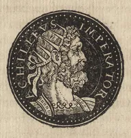 Picture 41 of 98 from Epitome thesavri antiqvitatum : hoc est, IMPP Rom. orientalium & occidentalium iconum, ex antiquis numismatibus quàm fidelissimè deliniatarum (1553), leaf 261