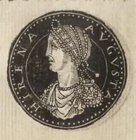 Picture 70 of 98 from Epitome thesavri antiqvitatum : hoc est, IMPP Rom. orientalium & occidentalium iconum, ex antiquis numismatibus quàm fidelissimè deliniatarum (1553), leaf 334