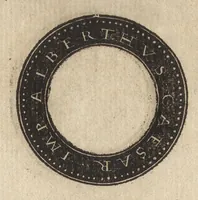 An illustration from Epitome thesavri antiqvitatum : hoc est, IMPP Rom. orientalium & occidentalium iconum, ex antiquis numismatibus quàm fidelissimè deliniatarum (1553)