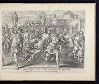 An illustration from Mediceae familiae rervm feliciter gestarvm victoriae et trivmphi (1583)