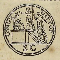 Picture 12 of 78 from Discorso di M. Sebastiano Erizzo sopra le medaglie de gli antichi : con la particolar dichiaratione di esse medaglie : nellaquale oltre all'istoria de gli imperadori romani, si contengono le imagini delle deità dei gentili, con le loro allegorie : & insieme vna varia & piena cognitione delle antichità (1568), leaf 238