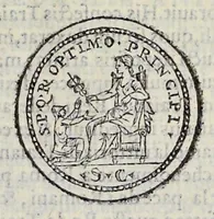 Picture 29 of 78 from Discorso di M. Sebastiano Erizzo sopra le medaglie de gli antichi : con la particolar dichiaratione di esse medaglie : nellaquale oltre all'istoria de gli imperadori romani, si contengono le imagini delle deità dei gentili, con le loro allegorie : & insieme vna varia & piena cognitione delle antichità (1568), leaf 360