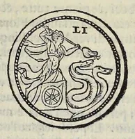 Picture 36 of 78 from Discorso di M. Sebastiano Erizzo sopra le medaglie de gli antichi : con la particolar dichiaratione di esse medaglie : nellaquale oltre all'istoria de gli imperadori romani, si contengono le imagini delle deità dei gentili, con le loro allegorie : & insieme vna varia & piena cognitione delle antichità (1568), leaf 418