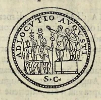 Picture 65 of 78 from Discorso di M. Sebastiano Erizzo sopra le medaglie de gli antichi : con la particolar dichiaratione di esse medaglie : nellaquale oltre all'istoria de gli imperadori romani, si contengono le imagini delle deità dei gentili, con le loro allegorie : & insieme vna varia & piena cognitione delle antichità (1568), leaf 693