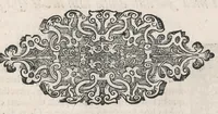 An illustration from Descriptio historica utruisque fortunae Maximiliani Emmanuelis ... : S.R.I. Archi-Dapiferi et Electoris ... : secundum heroica majorum suorum exempla Herculeis laboribus repraesentata, tabula serenissimi stemmatis leonini, aeneisque ducum bavaricorum figuris et emblematibus adornata ... (1715)