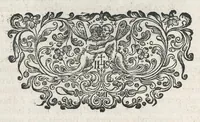 An illustration from Descriptio historica utruisque fortunae Maximiliani Emmanuelis ... : S.R.I. Archi-Dapiferi et Electoris ... : secundum heroica majorum suorum exempla Herculeis laboribus repraesentata, tabula serenissimi stemmatis leonini, aeneisque ducum bavaricorum figuris et emblematibus adornata ... (1715)
