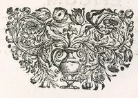 An illustration from Descriptio historica utruisque fortunae Maximiliani Emmanuelis ... : S.R.I. Archi-Dapiferi et Electoris ... : secundum heroica majorum suorum exempla Herculeis laboribus repraesentata, tabula serenissimi stemmatis leonini, aeneisque ducum bavaricorum figuris et emblematibus adornata ... (1715)