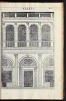 Picture 28 of 44 from Regole generali di architettvra sopra le cinqve maniere de gliedifici : cioè, thoscano, dorico, ionico, corinthio, e composito, con gliessempi de l'antiqvita, che per la maggior parte concordano con la dottrina di Vitrvvio (1540), leaf 108