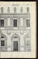 Picture 29 of 44 from Regole generali di architettvra sopra le cinqve maniere de gliedifici : cioè, thoscano, dorico, ionico, corinthio, e composito, con gliessempi de l'antiqvita, che per la maggior parte concordano con la dottrina di Vitrvvio (1540), leaf 112