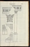 Picture 32 of 44 from Regole generali di architettvra sopra le cinqve maniere de gliedifici : cioè, thoscano, dorico, ionico, corinthio, e composito, con gliessempi de l'antiqvita, che per la maggior parte concordano con la dottrina di Vitrvvio (1540), leaf 122