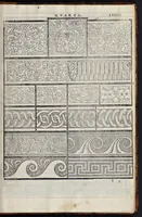 Picture 42 of 44 from Regole generali di architettvra sopra le cinqve maniere de gliedifici : cioè, thoscano, dorico, ionico, corinthio, e composito, con gliessempi de l'antiqvita, che per la maggior parte concordano con la dottrina di Vitrvvio (1540), leaf 146