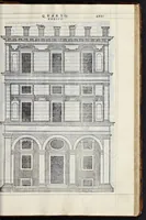 Picture 14 of 44 from Regole generali di architettvra sopra le cinqve maniere de gliedifici : cioè, thoscano, dorico, ionico, corinthio, e composito, con gliessempi de l'antiqvita, che per la maggior parte concordano con la dottrina di Vitrvvio (1540), leaf 60