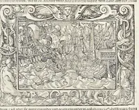 Picture 28 of 40 from Von Ankunfft vnnd Vrsprung des Römischen Reichs : der alten Römer Herkommen, Sitten, Weissheyt, Ehrbarkeyt, löblichem Regiment, Ritterlichen Thaten, Victori vnnd Sig gegen ihren Feinden : auch von allerley Händeln vñ Geschichten, so sich in Frid vnd Krieg, zu Rom, in Italia, vnd bei andern Nationen, damit die Römer jeder Zeit zu thuen gehabt, fast jnnerhalb achthundert Jaren, von Erbawung der Statt an, erstlich vnter der Könige vnnd volgends vnter der Rathesmaister Regiment, biss auff der ersten Römischen Keyser Regierung verloffen vnd zugetragen : jetzund auff dass newe auss dem Latein verteutscht, vnd mit ordenlicher Verzeychniss der fürnemsten Historien, Jarrechnung, kurtzer Liuischen Chronica, Register, vnd schönen Figuren geziert, dessgleichen vor hin im Truck nie aussgangen (1574), leaf 534