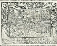 Picture 29 of 40 from Von Ankunfft vnnd Vrsprung des Römischen Reichs : der alten Römer Herkommen, Sitten, Weissheyt, Ehrbarkeyt, löblichem Regiment, Ritterlichen Thaten, Victori vnnd Sig gegen ihren Feinden : auch von allerley Händeln vñ Geschichten, so sich in Frid vnd Krieg, zu Rom, in Italia, vnd bei andern Nationen, damit die Römer jeder Zeit zu thuen gehabt, fast jnnerhalb achthundert Jaren, von Erbawung der Statt an, erstlich vnter der Könige vnnd volgends vnter der Rathesmaister Regiment, biss auff der ersten Römischen Keyser Regierung verloffen vnd zugetragen : jetzund auff dass newe auss dem Latein verteutscht, vnd mit ordenlicher Verzeychniss der fürnemsten Historien, Jarrechnung, kurtzer Liuischen Chronica, Register, vnd schönen Figuren geziert, dessgleichen vor hin im Truck nie aussgangen (1574), leaf 601