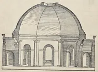 Picture 40 of 42 from Generale reglen der architectvren op de vyve manieren van edificien : te vveten Thvscana, Dorica, Ionica, Corinthia, ende composita, metden exemplen der antiqviteiten die int meeste deel concorderen metde leeringhe van Vitrvvio (1539), leaf 163