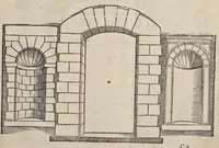 Picture 4 of 42 from Generale reglen der architectvren op de vyve manieren van edificien : te vveten Thvscana, Dorica, Ionica, Corinthia, ende composita, metden exemplen der antiqviteiten die int meeste deel concorderen metde leeringhe van Vitrvvio (1539), leaf 20