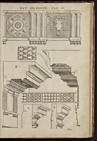 Picture 8 of 42 from Generale reglen der architectvren op de vyve manieren van edificien : te vveten Thvscana, Dorica, Ionica, Corinthia, ende composita, metden exemplen der antiqviteiten die int meeste deel concorderen metde leeringhe van Vitrvvio (1539), leaf 38