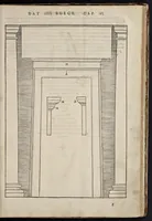 Picture 9 of 42 from Generale reglen der architectvren op de vyve manieren van edificien : te vveten Thvscana, Dorica, Ionica, Corinthia, ende composita, metden exemplen der antiqviteiten die int meeste deel concorderen metde leeringhe van Vitrvvio (1539), leaf 42