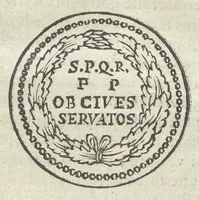 Picture 7 of 31 from Gli Arronzij, ouero, De' marmi antichi. Doue con la vita di Lucio Arronzio Stella e di Marco Arronzio Aquila padouani, si hà notizia delle antichità, riti, monete, medaglie, magistrati, e sacerdozj di Roma, di Padoua, dell'Italia, e dell'Imperio Romano (1655), leaf 50