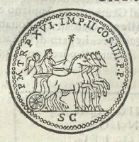 Picture 24 of 31 from Gli Arronzij, ouero, De' marmi antichi. Doue con la vita di Lucio Arronzio Stella e di Marco Arronzio Aquila padouani, si hà notizia delle antichità, riti, monete, medaglie, magistrati, e sacerdozj di Roma, di Padoua, dell'Italia, e dell'Imperio Romano (1655), leaf 90