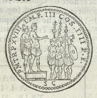 Picture 25 of 31 from Gli Arronzij, ouero, De' marmi antichi. Doue con la vita di Lucio Arronzio Stella e di Marco Arronzio Aquila padouani, si hà notizia delle antichità, riti, monete, medaglie, magistrati, e sacerdozj di Roma, di Padoua, dell'Italia, e dell'Imperio Romano (1655), leaf 90