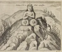 Picture 25 of 35 from Athanasii Kircheri e Soc. Jesu China monumentis, quà sacris quà profanis, nec non variis naturae & artis spectaculis, aliarumque rerum memorabilium argumentis illustrata, auspiciis Leopoldi Primi roman. imper (1667), leaf 242