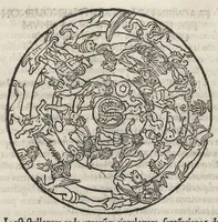 Picture 10 of 25 from Iulii Firmici Astronomicorum libri octo integri & emendati, ex Scythicis oris ad nos nuper allati. Marci Manilii Astronomicorum libri quinque. Arati Phaenomena Germanico Caesare interprete cum commentariis & imaginibus. Arati eiusdem Phaenomenon fragmentum Marco T.C. interprete. Arati eiusdem Phaenomena Ruffo Festo Auienio paraphraste. Arati Phaenomena graece. Theonis Commentaria copiosissima in Arati Phaenomena graece. Procli Diadochi Sphaera graece. Procli eiusdem Sphaera, Thoma Linacro Britanno interprete (1503), leaf 492