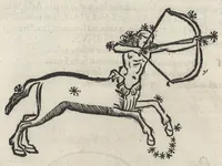 Picture 22 of 25 from Iulii Firmici Astronomicorum libri octo integri & emendati, ex Scythicis oris ad nos nuper allati. Marci Manilii Astronomicorum libri quinque. Arati Phaenomena Germanico Caesare interprete cum commentariis & imaginibus. Arati eiusdem Phaenomenon fragmentum Marco T.C. interprete. Arati eiusdem Phaenomena Ruffo Festo Auienio paraphraste. Arati Phaenomena graece. Theonis Commentaria copiosissima in Arati Phaenomena graece. Procli Diadochi Sphaera graece. Procli eiusdem Sphaera, Thoma Linacro Britanno interprete (1503), leaf 529