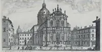 Picture 16 of 27 from Il nuouo teatro delle fabriche et edificii in prospettiua di Roma moderna : sotto il felice pontificato di N.S. papa Alessandro VII (1665), leaf 72