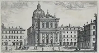 Picture 19 of 27 from Il nuouo teatro delle fabriche et edificii in prospettiua di Roma moderna : sotto il felice pontificato di N.S. papa Alessandro VII (1665), leaf 80