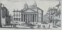 Picture 22 of 27 from Il nuouo teatro delle fabriche et edificii in prospettiua di Roma moderna : sotto il felice pontificato di N.S. papa Alessandro VII (1665), leaf 86