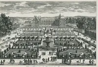 An illustration from [Perelle engravings of Paris, royal residences, chateaux of France with additional engravings by Silvestre and Aveline] (1640)