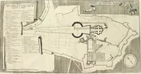 An illustration from Il Tempio Vaticano e sua origine : con gl'edifitii più cospicui, antichi e moderni, fatti dentro e fuori di esso (1694)