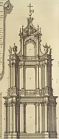 An illustration from Il Tempio Vaticano e sua origine : con gl'edifitii più cospicui, antichi e moderni, fatti dentro e fuori di esso (1694)