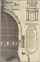 An illustration from Il Tempio Vaticano e sua origine : con gl'edifitii più cospicui, antichi e moderni, fatti dentro e fuori di esso (1694)