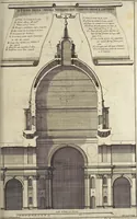 An illustration from Il Tempio Vaticano e sua origine : con gl'edifitii più cospicui, antichi e moderni, fatti dentro e fuori di esso (1694)