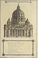 An illustration from Il Tempio Vaticano e sua origine : con gl'edifitii più cospicui, antichi e moderni, fatti dentro e fuori di esso (1694)