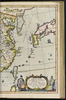 An illustration from Toonneel van China, door veel, zo geestelijke als weereltlijke geheugteekenen, verscheide vertoningen van de natuur en kunst, en blijken van veel andere gedenkwaerdige dingen, geopent en verheerlykt : nieuwelijks door d'E. Vader Athanasius Kircherus ... in't Latyn beschreven, en van J. H. Glazemaker vertaalt ; met een groot getal van kunstige kopere platen verçiert (1668)