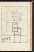 An illustration from La perspectiue curieuse du reuerend p. Niceron minime : diuisée en quatre liures. Avec l'Optique et la catoptrique du r.p. Mersenne du mesme ordre, mise en lumiere aprés la mort de l'autheur .. (1663)