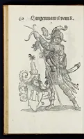 An illustration from Geschlechter Buch : darinn der loblichen kaiserlichẽ Reichs Statt Augspurg so vor fünffhundert vnd mehr Jaren hero, daselbst gewonet, vnd biss auff acht abgestorben auch deren so an der abgestorbnen stat eingenom̃en vnd erhöhet worden seyn : dessgleichen mit was Personen die Röm. Key. May. [et]c. am dritten Augusti im M.D.XLVIIII. Jare ain new Regiment von Raht vnd Gericht auch alle Empter besetzt hat : sampt aines jeden Geschlechts Wapen, Zeichen, Schilt vnd Helm, auch Ankunfft vnd Herkommen : alles mit künstlichen Figuren angezeigt, vnd allen Kunstliebhabern jetzt widerumb an Tag gegeben (1580)