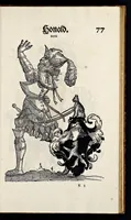 Picture 31 of 56 from Geschlechter Buch : darinn der loblichen kaiserlichẽ Reichs Statt Augspurg so vor fünffhundert vnd mehr Jaren hero, daselbst gewonet, vnd biss auff acht abgestorben auch deren so an der abgestorbnen stat eingenom̃en vnd erhöhet worden seyn : dessgleichen mit was Personen die Röm. Key. May. [et]c. am dritten Augusti im M.D.XLVIIII. Jare ain new Regiment von Raht vnd Gericht auch alle Empter besetzt hat : sampt aines jeden Geschlechts Wapen, Zeichen, Schilt vnd Helm, auch Ankunfft vnd Herkommen : alles mit künstlichen Figuren angezeigt, vnd allen Kunstliebhabern jetzt widerumb an Tag gegeben (1580), leaf 82