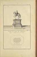 Picture 22 of 78 from Monumens érigés en France à la gloire de Louis XV : précédés d'un tableau du progrès des arts & des sciences sous ce règne, ainsi que d'une description des honneurs & des monumens de gloire accordés aux grands hommes, tant chez les anciens que chez les modernes : et suivis d'un choix des principaux projets qui ont été proposés, pour placer la statue du roi dans les différens quartiers de Paris (1767), leaf 184