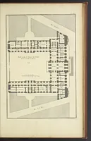 An illustration from Monumens érigés en France à la gloire de Louis XV : précédés d'un tableau du progrès des arts & des sciences sous ce règne, ainsi que d'une description des honneurs & des monumens de gloire accordés aux grands hommes, tant chez les anciens que chez les modernes : et suivis d'un choix des principaux projets qui ont été proposés, pour placer la statue du roi dans les différens quartiers de Paris (1767)